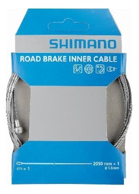 Купити Трос гальмівний Shimano шосе 2050Х1.6мм, нержав. SIL-TEC PTFE з доставкою по Україні
