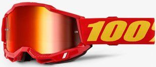 Очки 100% ACCURI 2 Goggle (Red), Mirror Red Lens
