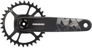 Купить Шатуни SRAM Crank NX Eagle DUB 12шв 175 Direct Mount Зірка 32t X-SYNC 2 Steel Black с доставкой по Украине
