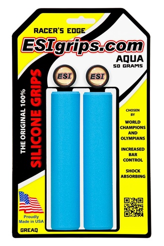 Купити Грипси ESI Racer's Edge Aqua (блакитні) з доставкою по Україні