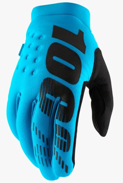 Зимові рукавички 100% BRISKER Glove (Turquoise), S (8) (10003-00035)
