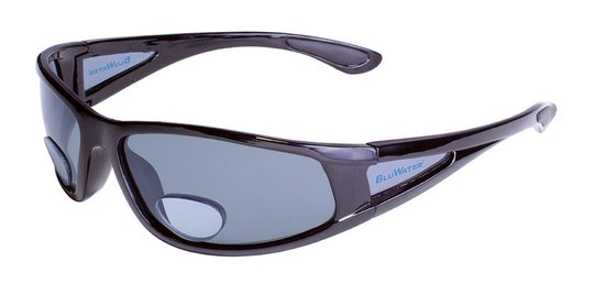Бифокальные поляризационные очки BluWater Bifocal-3 (+3.0) Polarized (gray) серые