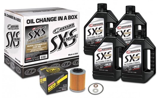 Комплект Maxima SXS CAN-AM Oil Change Kit - Synthetic (Cartrige), 5w-40