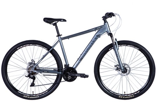 Купити Велосипед 29" Discovery BASTION 2024 (сіро-чорний (м)) з доставкою по Україні