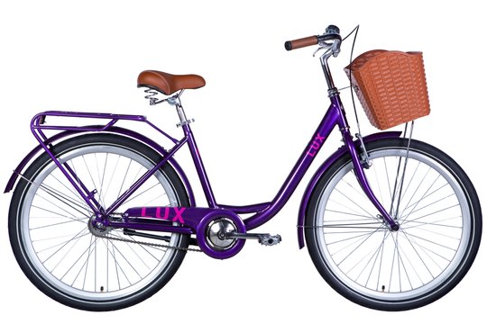 Купити Велосипед 26" Dorozhnik LUX 2024 (сливовий ) з доставкою по Україні
