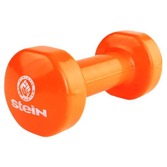 Гантель вінілова Stein 3.0 кг / шт / помаранчева