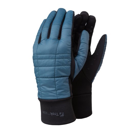 Рукавички Trekmates Stretch Grip Hybrid Glove Black-Petrol - XL - чорний-синій 01054