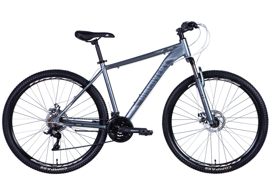 Купить Велосипед 29" Discovery BASTION 2024 (сіро-чорний (м)) с доставкой по Украине