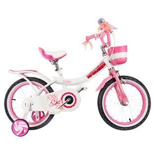 Купити Велосипед RoyalBaby JENNY GIRLS 18", OFFICIAL UA, білий з доставкою по Україні