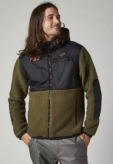 Купити Куртка FOX DAYTON ZIP FLEECE (Fatigue Green), L з доставкою по Україні