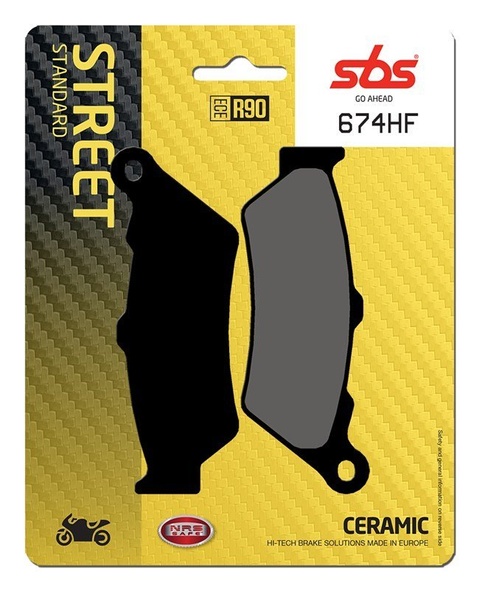Колодки гальмівні SBS Standard Brake Pads, Ceramic (705HF)