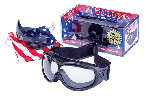 Окуляри захисні з ущільнювачем Global Vision All-Star Kit (змінні лінзи), Anti-Fog