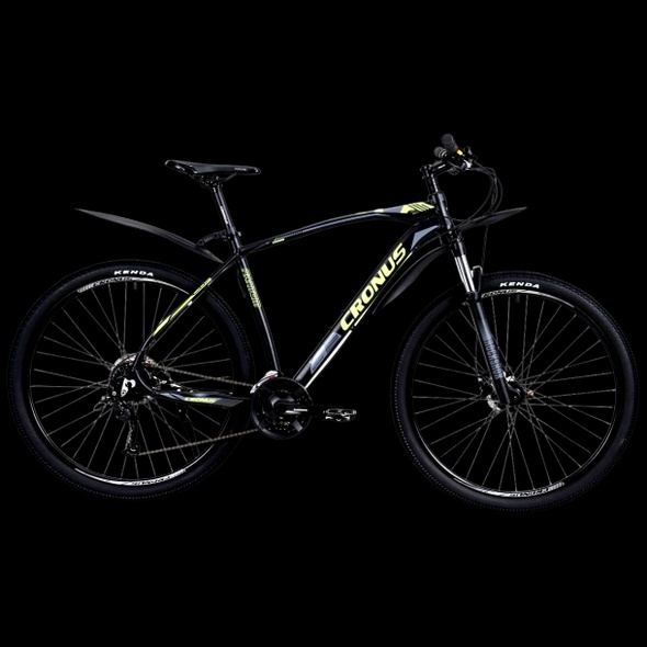 Купить Велосипед Cronus FANTOM 27,5" 19.5" Чорний-Салатовий с доставкой по Украине