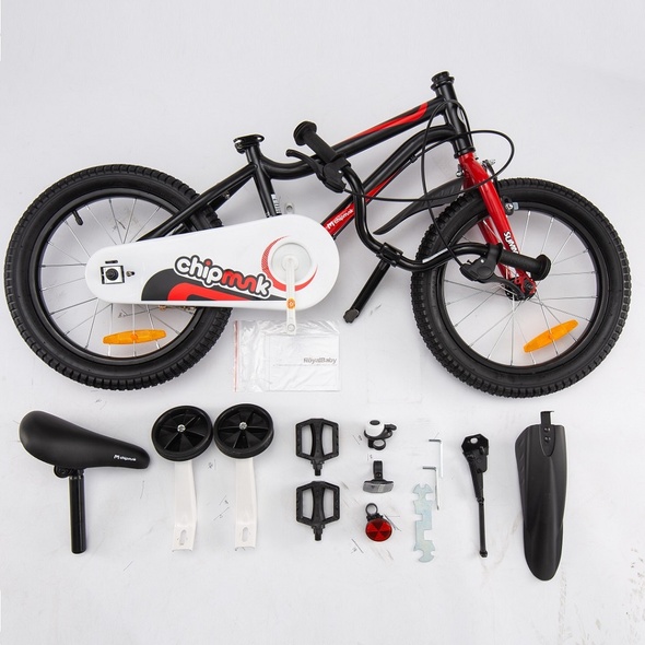 Купить Велосипед детский RoyalBaby Chipmunk MK 18", OFFICIAL UA, черный с доставкой по Украине