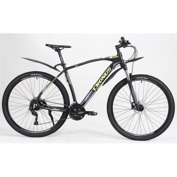 Купить Велосипед Cronus FANTOM 27,5" 19.5" Чорний-Салатовий с доставкой по Украине