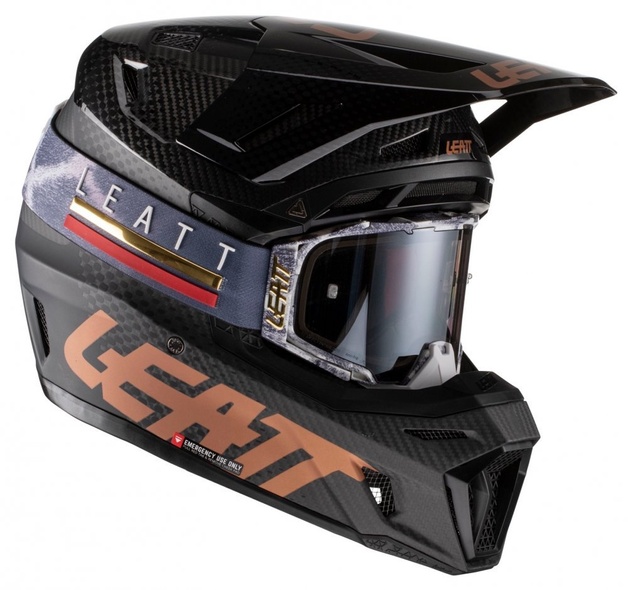 Шолом LEATT Helmet Moto 9.5 + Goggle (Carbon), XL