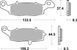 Гальмівні колодки SBS Standard Brake Pads, Ceramic (705HF)