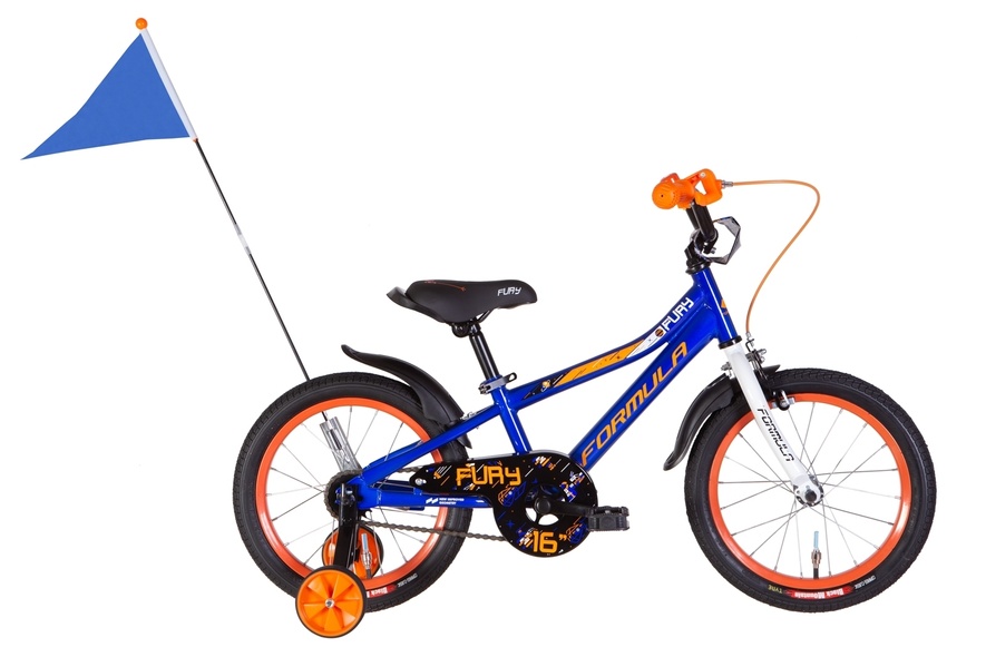 Купить Велосипед детский 16" Formula Fury ST 2021, синий с доставкой по Украине