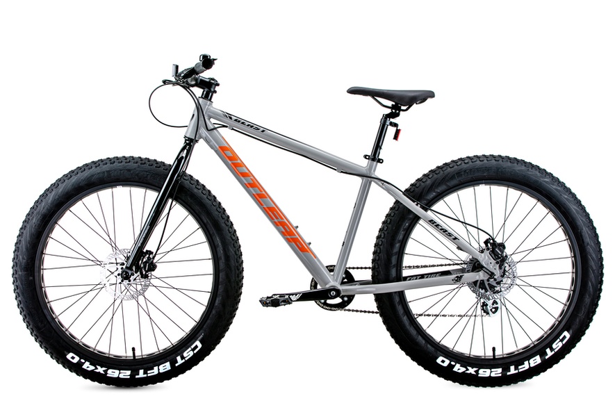Купити Велосипед фетбайк 26" Outleap Beast L 2021, сірий з доставкою по Україні