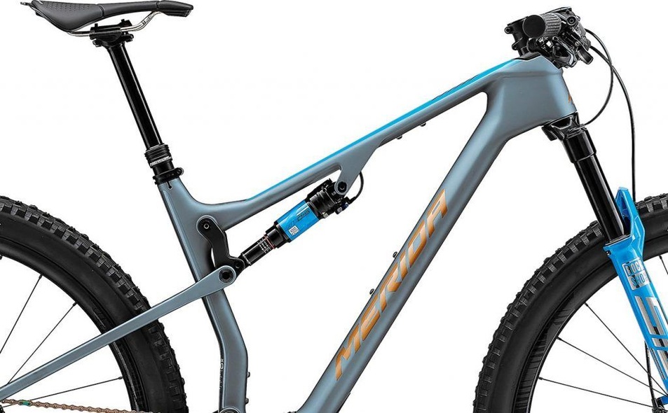 Купить Велосипед Merida NINETY-SIX 8000, L(18.5), MAT STEEL BLUE(BROWN), с доставкой по Украине