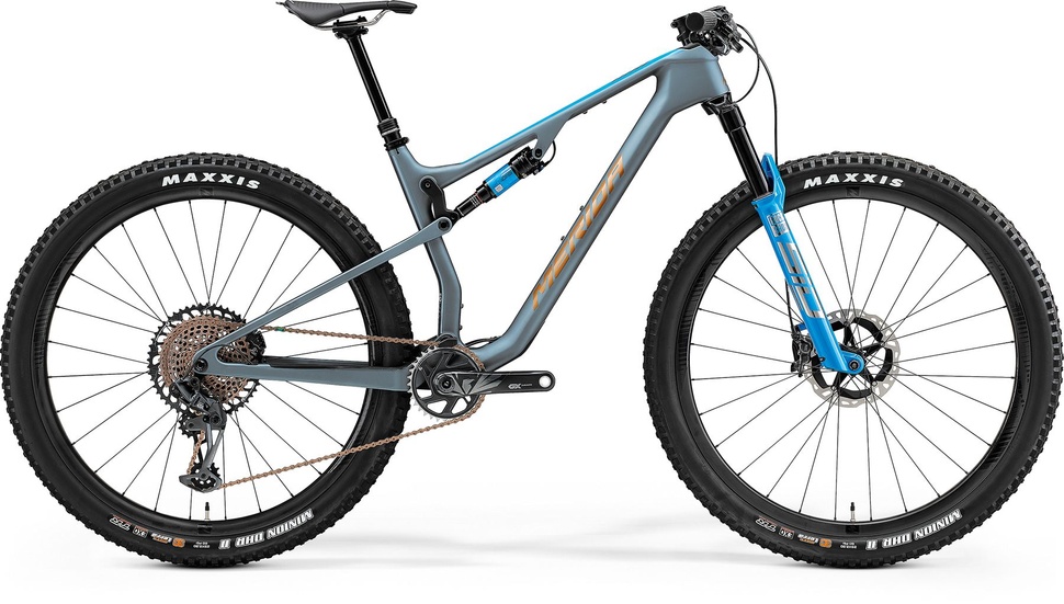 Купить Велосипед Merida NINETY-SIX 8000, L(18.5), MAT STEEL BLUE(BROWN), с доставкой по Украине