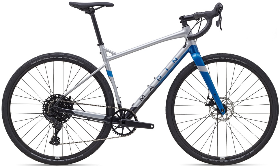 Купити Велосипед 28" Marin GESTALT X10 рама - 60см 2022 Gloss Chrome/Blue/Black з доставкою по Україні
