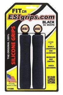 Купить Грипсы ESI Fit CR Black (черные) с доставкой по Украине