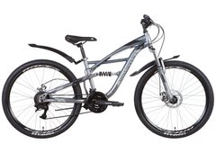 Купити Велосипед 26" Discovery TRON AM DD 2022 (серебристо-черный (м)) з доставкою по Україні