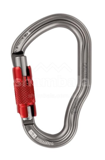 Карабин Petzl Vertigo Twist Lock, Gray (M40A RLA), Дюралюміній