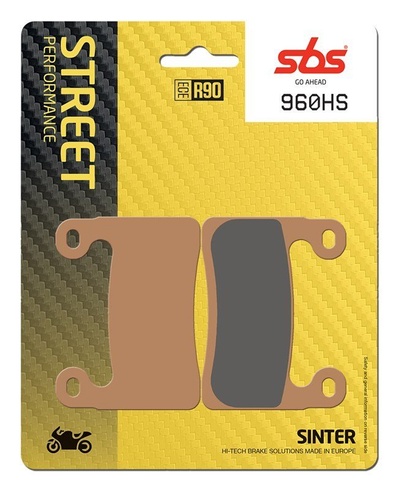 Колодки гальмівні SBS Performance Brake Pads, Sinter (705HS)
