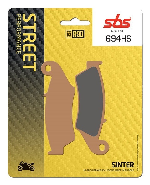 Колодки гальмівні SBS Performance Brake Pads, Sinter (705HS)