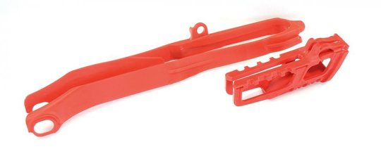 Polisport Chain guide + swingarm slider - Honda (Red) (91011)