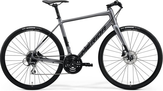 Купити Велосипед Merida SPEEDER 100, S(50), SILK DARK SILVER(BLACK) з доставкою по Україні