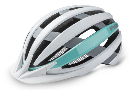 Купить Шлем R2 Ventu цвет мятно синий. серый. белый глянцево-матовый размер M: 54-59 см с доставкой по Украине