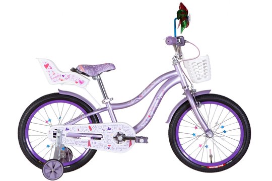 Купить Велосипед 18" Formula Alicia ST 2022 белый с фиолетовым с доставкой по Украине