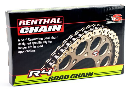 Цепка Renthal R4 Road SRS Chain 520 (Gold), 520-112L/SRS Ring