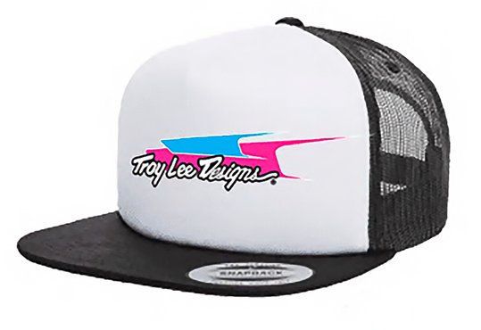 Кепка TLD AERO SNAPBACK TRUCKER HAT; BLACK / WHITE OSFA, One Size