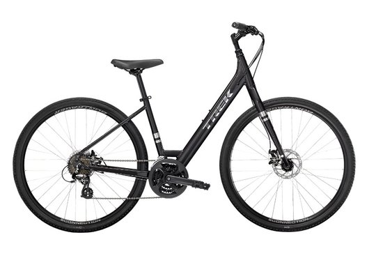 Купити Велосипед Trek-2021 VERVE 1 DISC LOW STEP L BK чорний з доставкою по Україні
