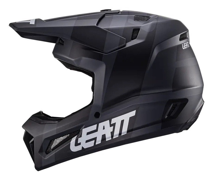Шолом LEATT Helmet Moto 3.5 + Goggle (Black), S, S