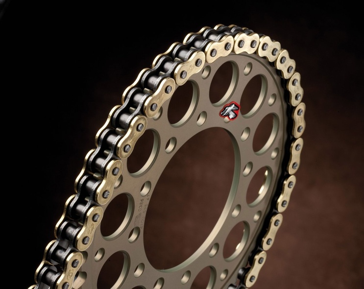 Цепка Renthal R4 Chain - 520 (Gold), 520-112L / SRS Ring
