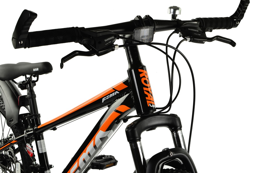 Купить Велосипед RoyalBaby FEMA MTB 1.0 24", OFFICIAL UA, черный с доставкой по Украине