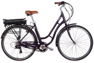 Купити Електровелосипед 28" Dorozhnik CORAL 350Вт 36В редуктор. дисплей, САП, 12.5Ач з крепл. до багажн. L (170-185 см) з доставкою по Україні