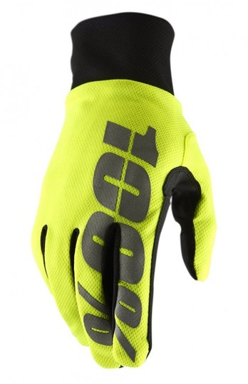 Водостойкие перчатки RIDE 100% Hydromatic Waterproof Glove (Neon Yellow), L (10)