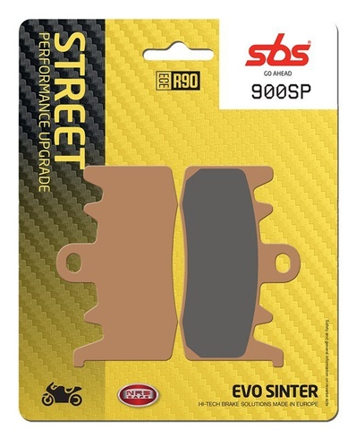 Колодки гальмівні SBS Upgrade Brake Pads, EVO Sinter (627SP)