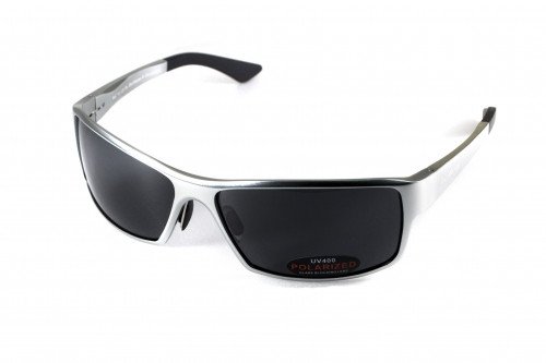 Очки поляризационные BluWater Alumination-1 Silver Polarized (gray) серые