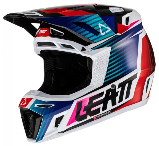 Шолом LEATT Helmet Moto 8.5 + Goggle (Royal), L, L
