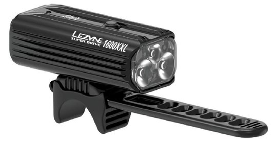 Купити Переднє світло Lezyne SUPER DRIVE 1600XXL чорний 1600 люменів Y13 з доставкою по Україні
