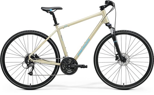 Купити Велосипед Merida CROSSWAY 40, S(L)(47L) SILK CHAMPAGNE(BLUE) з доставкою по Україні
