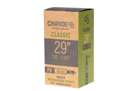 Купити Камера ONRIDE Classic 29"x1.95-2.125" FV 48 RVC - розбірний ніпель з доставкою по Україні