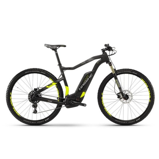 Купити Електровелосипед Haibike SDURO HardNine Carbon 8.0 500Wh 29", рама L, біло-чорно-жовтий. 2018 з доставкою по Україні